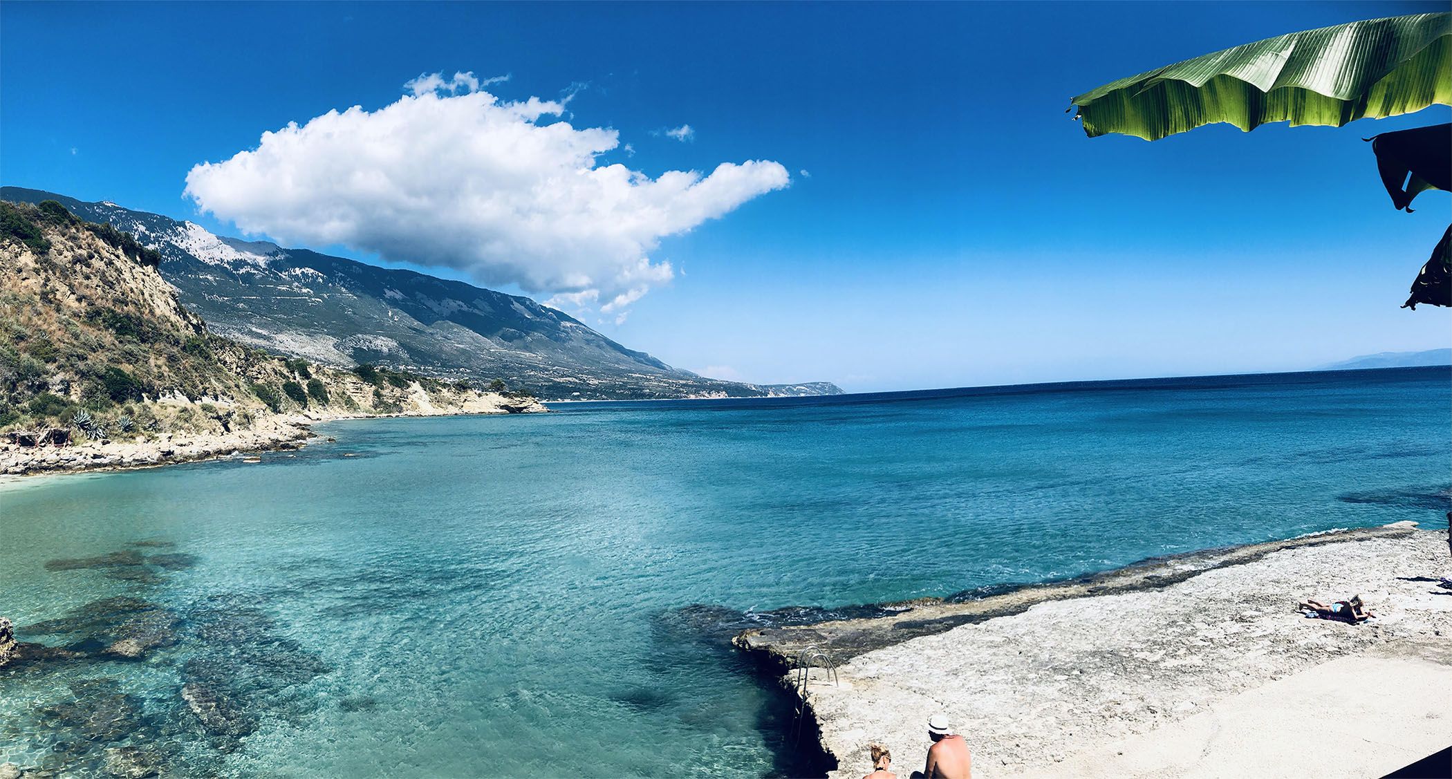 Agios Thomas beach near Strelitzia Apartments in Karavados, Kefalonia